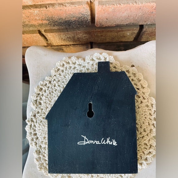 *Town House Blocks Primitive Shelf Sitter - Picture 5 of 12